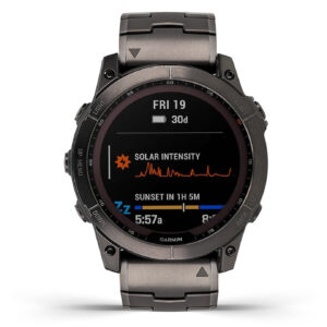 Garmin Fenix 7X Sapphire Solar Titane
